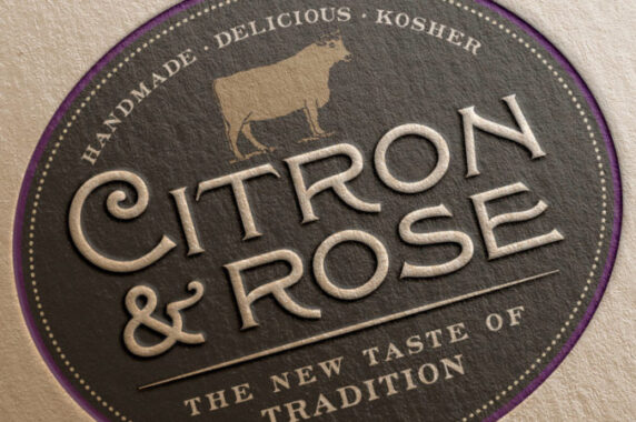 Branding Secrets: The Citron and Rose Logo Letterpressed