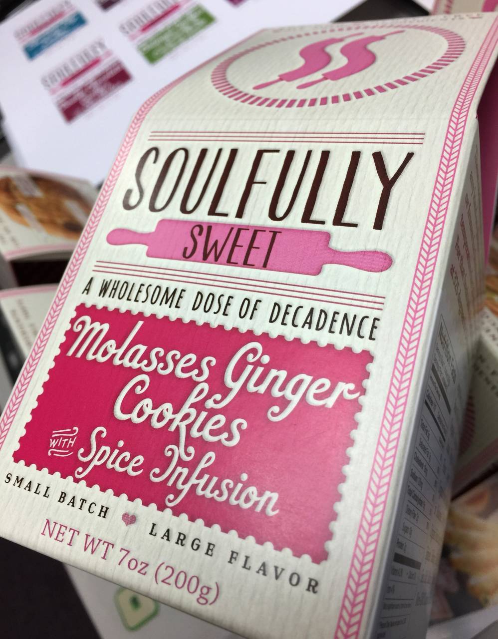 Soulfully Sweet Rebranding -- package design