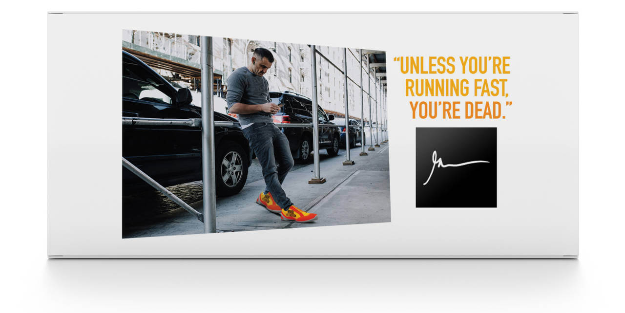 Gary Vee and his Sneaker Box from David Brier