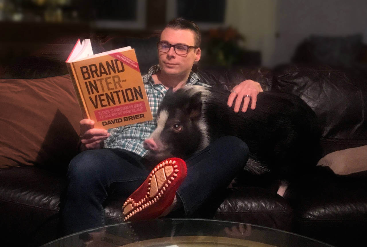 Brand Intervention and a Book owner start a movement
