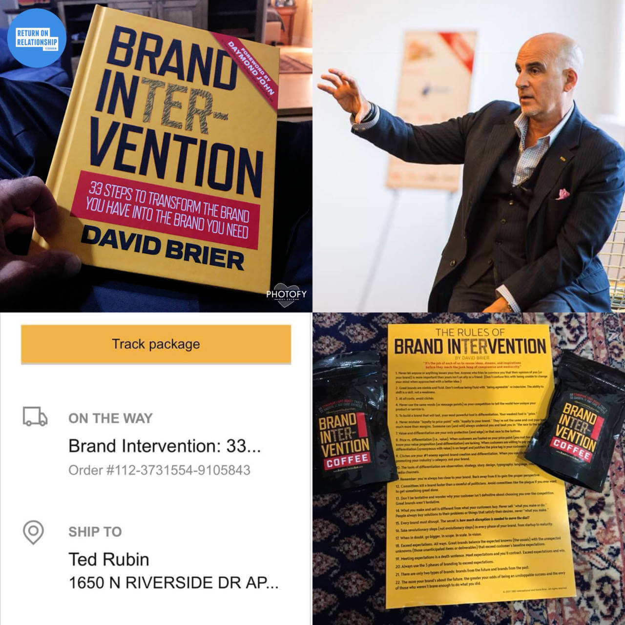 Brand Intervention and a Book owner start a movement