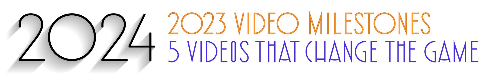 2024 - 5 videos to watch